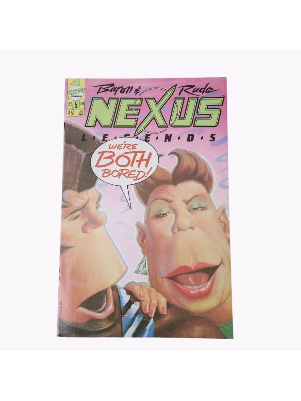 First Comics Nexus Legends #5 Comic Book Collector Bagged Boarded